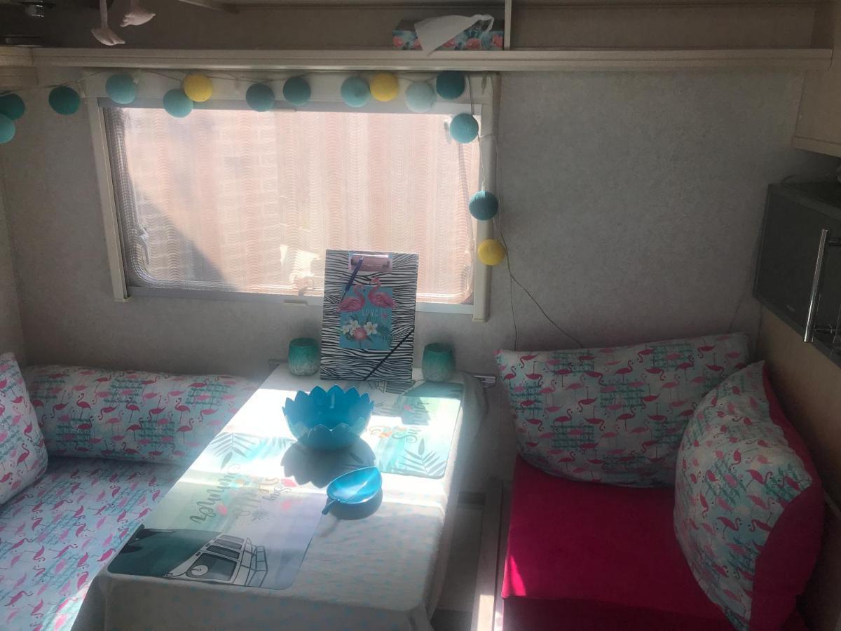 Gardencaravan Near Ghent In Green Area Bagian luar foto
